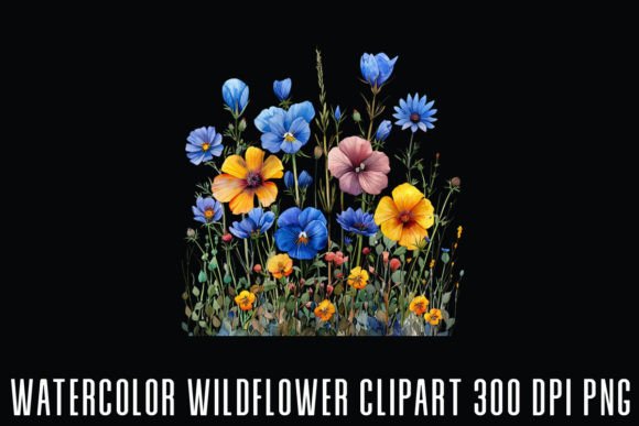 Download Wildflower Watercolor Clipart - Wildflower watercolor clipart Collection