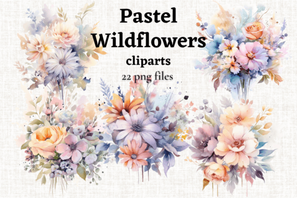 Download Pastel Wedding Flowers Bouquet Cliparts - Premium Resources