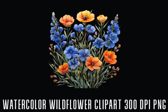 Download Wildflower Watercolor Clipart - Wildflower watercolor clipart Collection