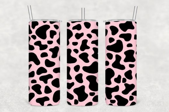 Download Tea Rose Cow Pattern Tumbler Wrap - Tea rose Collection