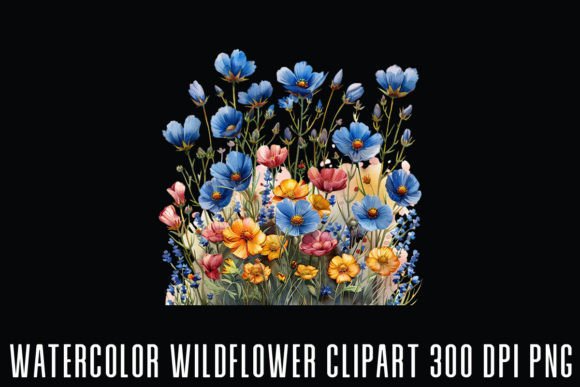 Download Wildflower Watercolor Clipart - Wildflower watercolor clipart Collection