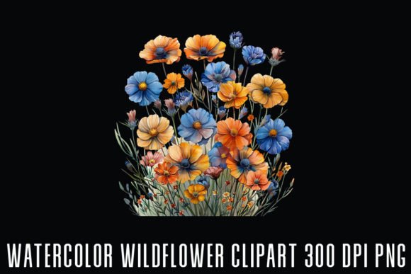Download Wildflower Watercolor Clipart - Wildflower watercolor clipart Collection