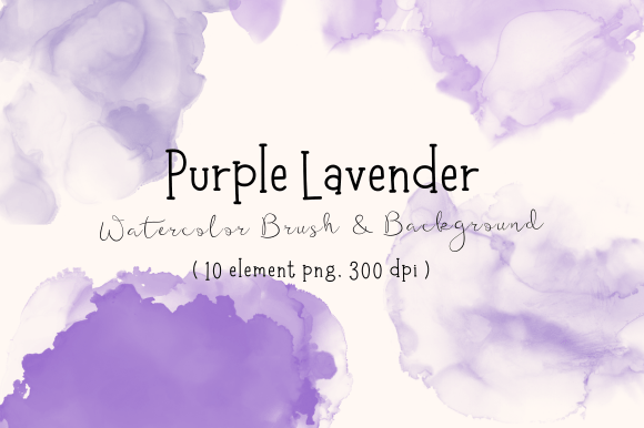 Download Purple Lavender Watercolor Splashes - Purple lavender Collection