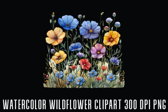 Download Wildflower Watercolor Clipart - Wildflower watercolor clipart Collection